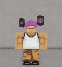 Chalk Toss emote in Jujutsu Shenanigans