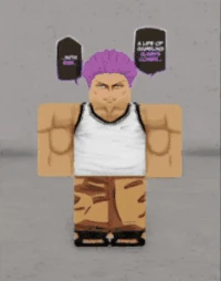 Garry emote in Jujutsu Shenanigans