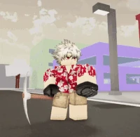 Pickaxe emote in Jujutsu Shenanigans