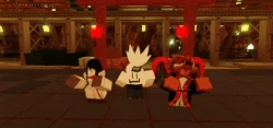 Tomodachi emote in Jujutsu Shenanigans