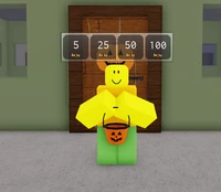 Trick or Treat emote in Jujutsu Shenanigans