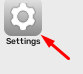 Settings icon in Redfield Elementary School
