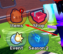 Items icon in Duel Stars