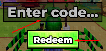 Enter code box and Redeem button to redeem codes in +1 Magic Evolution