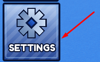 SETTINGS icon in Blue Lock Card Battles