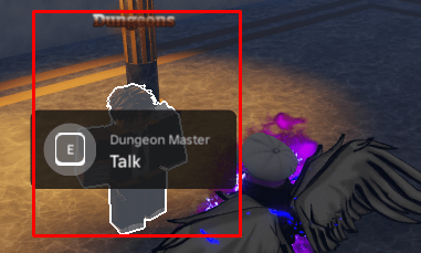 The Dungeon Master NPC in Sailor Piece