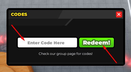The Enter Code Here box and Redeem! button in Special Forces Simulator