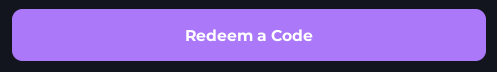 BitShinobi redeem a code button