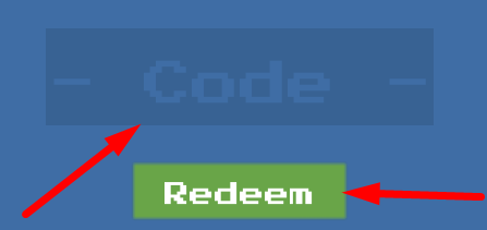 The code redeeming interface in Doe