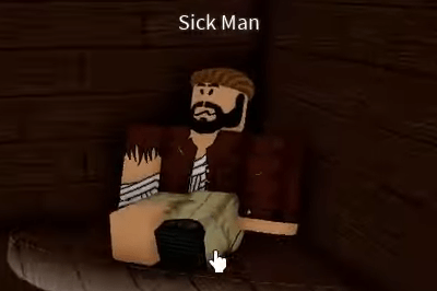 Blox Fruits Saber Puzzle Sick Man example