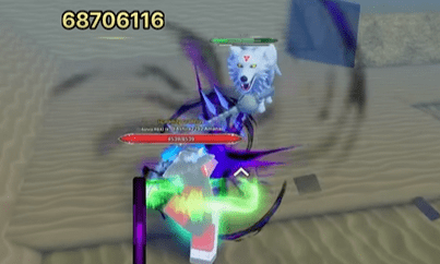 The Shiro mini boss in Jujutsu: Zero