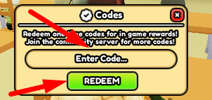 The code redeeming interface in PRANK THE TEACHER