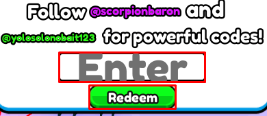 Baseball Simulator enter codes box and redeem button