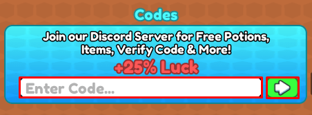 Dirt Incremental X enter codes box and redeem button