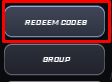 THROTTLE redeem codes button
