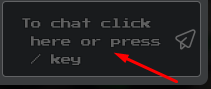 Chat box to redeem codes in Guild Master Online