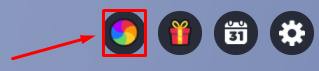 Slime Crushers rainbow wheel icon