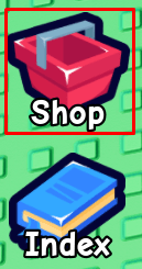 Break Lucky Blocks Before Lasers shop button