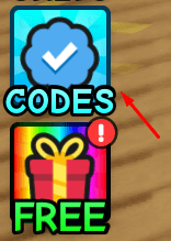 The "CODES" button in Defend your Raft