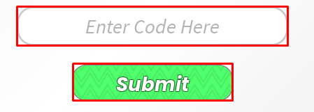Neighbors enter codes box and submit button