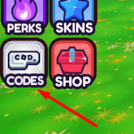 The CODES button in Paint and Seek