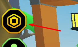 The Robux icon in Reborn Incremental