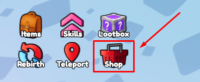 Mine and Jump shop button