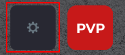 The gear icon in Plane Crash Simulator