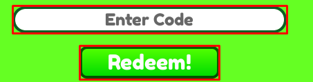 Burgeria Tycoon enter codes box