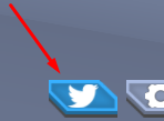 The Twitter icon in RB Battles Minigames!
