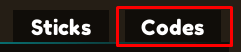 Kite combat codes button