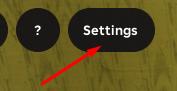 Settings button in FOLKROOMS