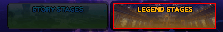 Anime Vanguards Legend stages button