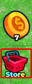 Slime Incremental store button