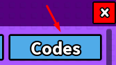 The "Codes" button in Unbox Your Car