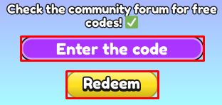 Cash Cash Idle enter codes box and redeem button