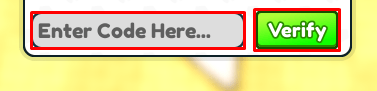 1 Step = $1 enter codes box and verify button