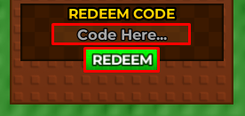 Raise Animals enter codes box and redeem button