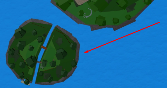 Blox Fruits smaller part of Jungle island