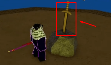 The sword in the stone (Yama) in Blox Fruits