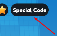 The Special Code button in +1 Speed Werewolf Escape
