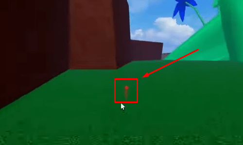 Blox Fruits Green Zone Red Flower location 1