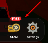Store button in Rally Panic!