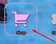 he Shop button in Tales of Tanorio