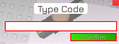 Effortless Tower enter codes box and confirm button