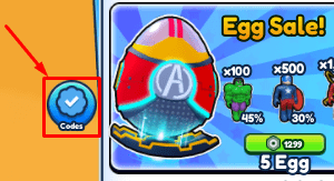Be Famous codes button