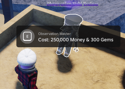 Purchasing Observation Haki in Sailor Piece