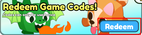 The redeem button in PSZ: OG Enormous Reward
