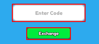 Brainrot Riders: Titan Smash enter codes box and exchange button