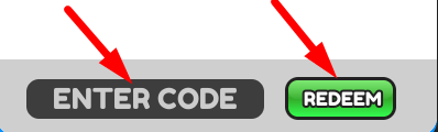 The code redeeming interface in Slap Away Simulator